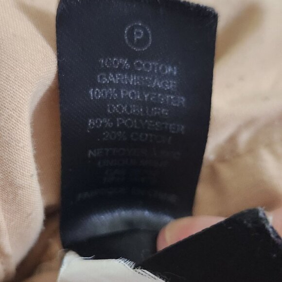 Joie Tan Quilted Snap Closure Shacket Barn Jacket Size M - Picture 7 of 7